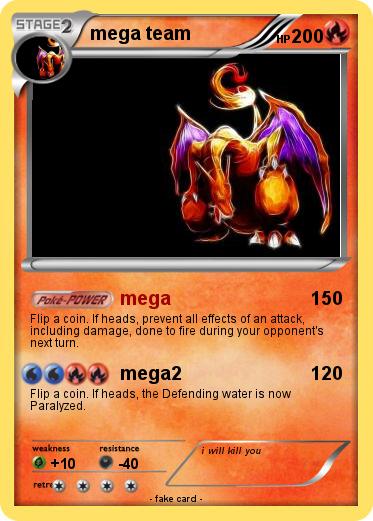 Pokemon mega team
