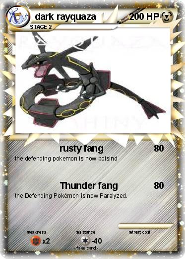 Pokemon dark rayquaza