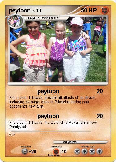 Pokemon peytoon