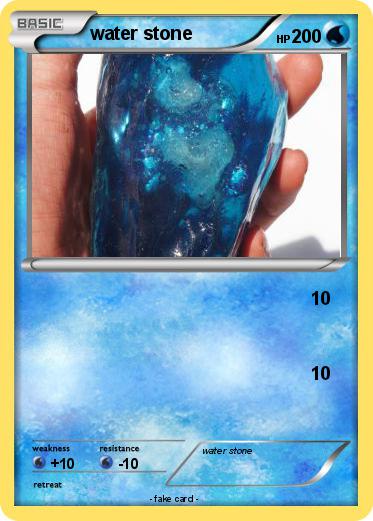 Pokemon water stone