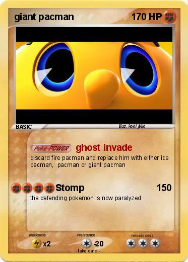 Pokemon giant pacman