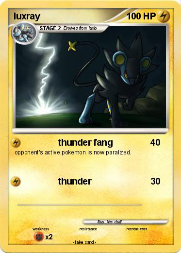 Pokemon luxray