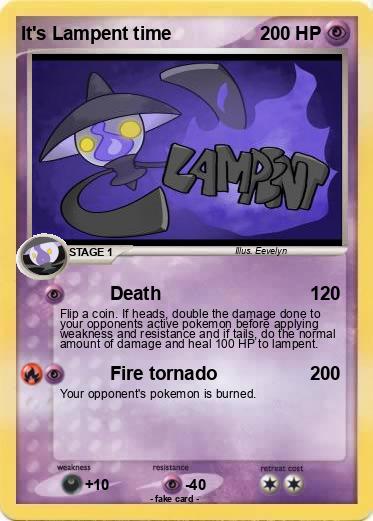 Pokemon It's Lampent time