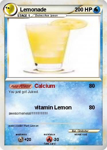 Pokemon Lemonade