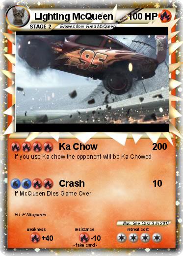 Pokemon Lighting McQueen