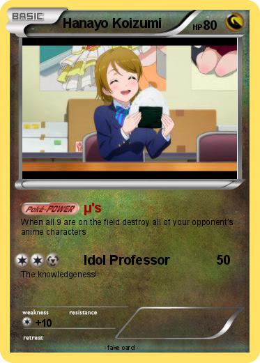 Pokemon Hanayo Koizumi
