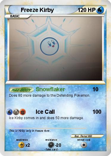 Pokemon Freeze Kirby