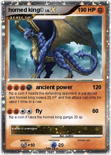 Pokemon horned king©