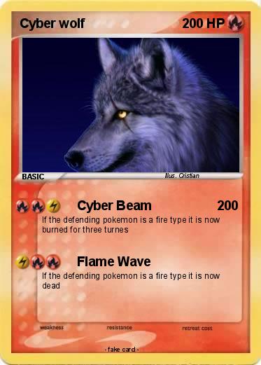 Pokemon Cyber wolf