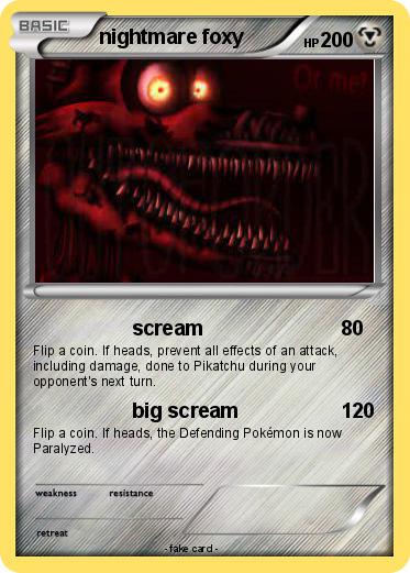 Pokemon nightmare foxy