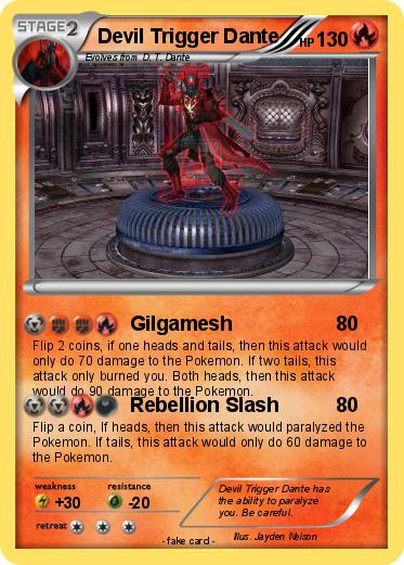 Pokemon Devil Trigger Dante