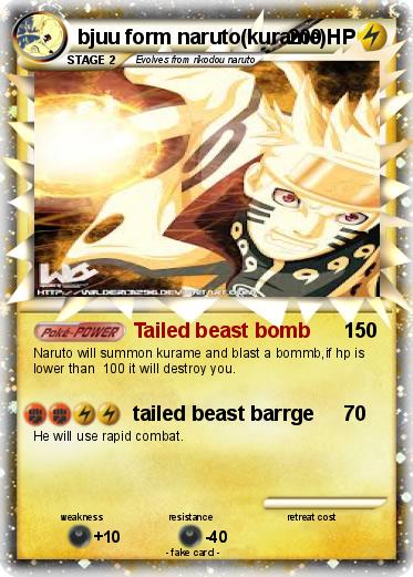 Pokemon bjuu form naruto(kurame)