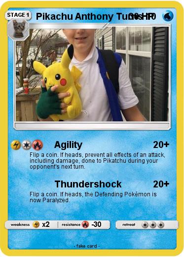 Pokemon Pikachu Anthony Turns 10