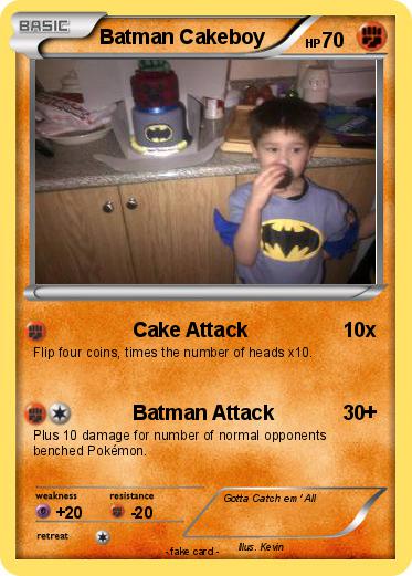 Pokemon Batman Cakeboy