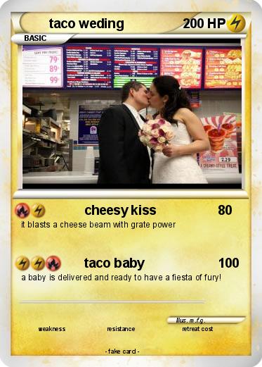 Pokemon taco weding
