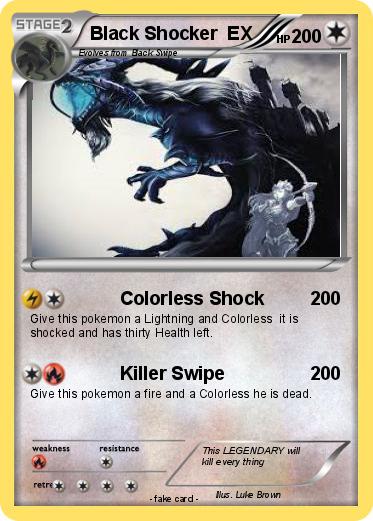 Pokemon Black Shocker  EX