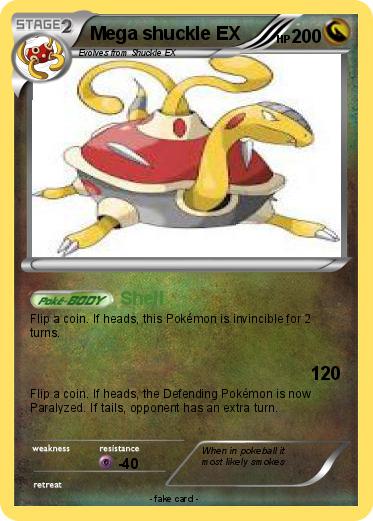 Pokemon Mega shuckle EX