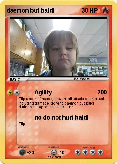 Pokemon daemon but baldi