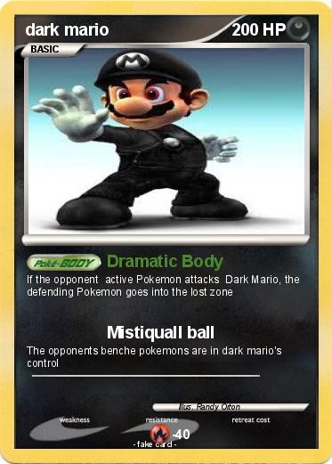 Pokemon dark mario