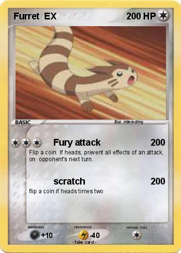 Pokemon Furret  EX