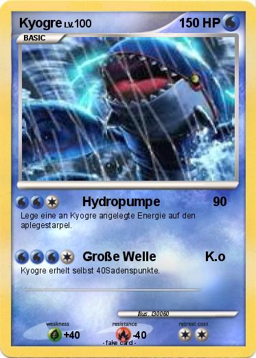 Pokemon Kyogre