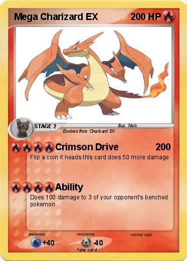 Pokemon Mega Charizard EX