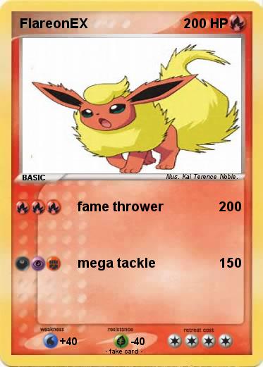 Pokemon FlareonEX