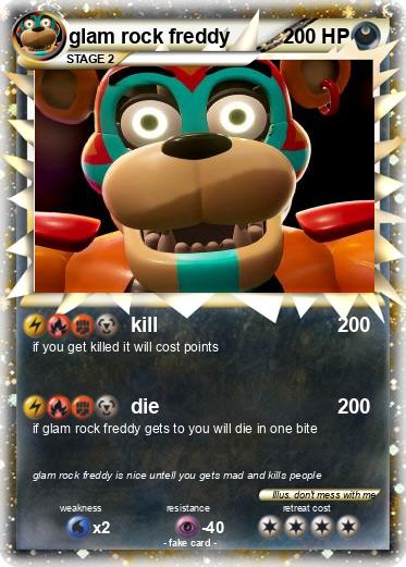 Pokemon glam rock freddy