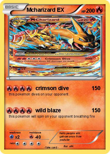 Pokemon Mcharizard EX