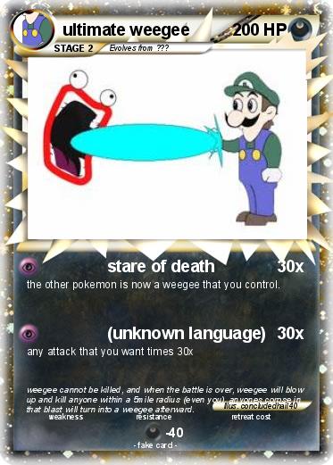 Pokemon ultimate weegee