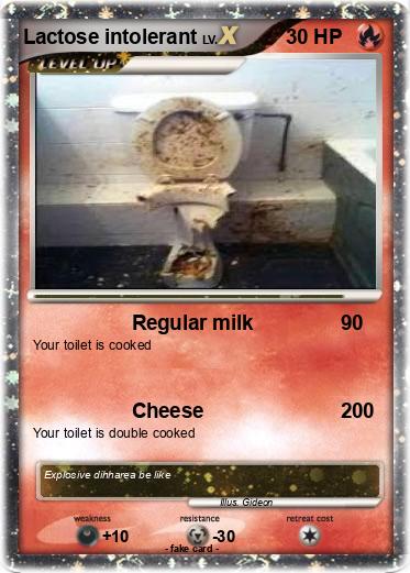 Pokemon Lactose intolerant