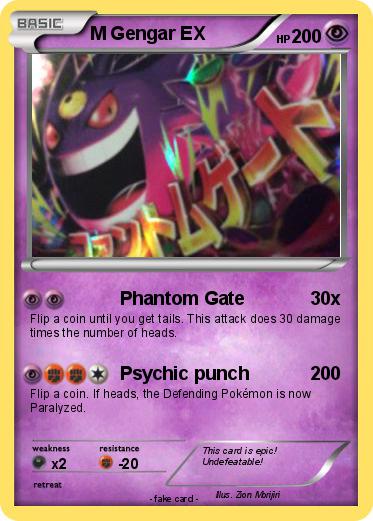 Pokemon M Gengar EX