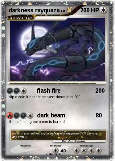 Pokemon darkness rayquaza