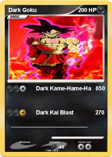Pokemon Dark Goku