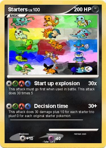 Pokemon Starters