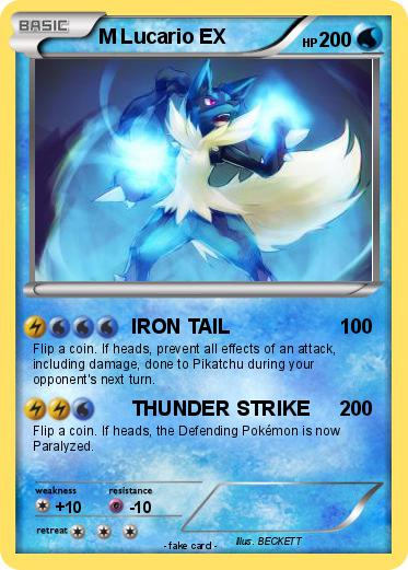 Pokemon M Lucario EX