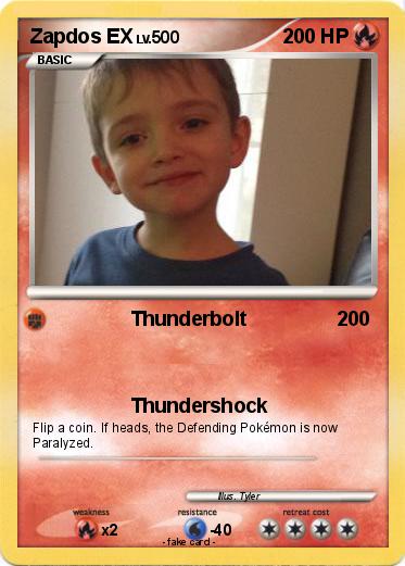 Pokemon Zapdos EX