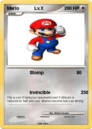 Pokemon Mario            Lv.X