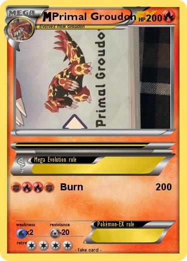 Pokemon Primal Groudon