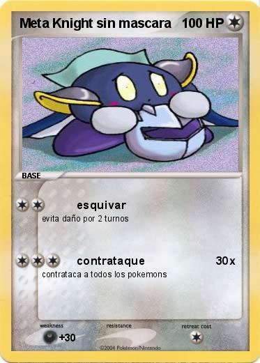 Pokemon Meta Knight sin mascara 