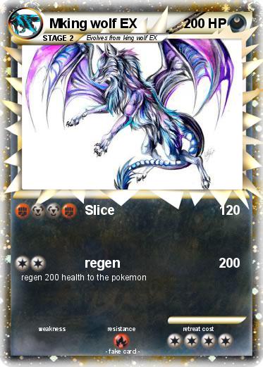 Pokemon Mking wolf EX