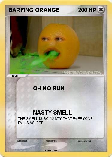 Pokemon BARFING ORANGE