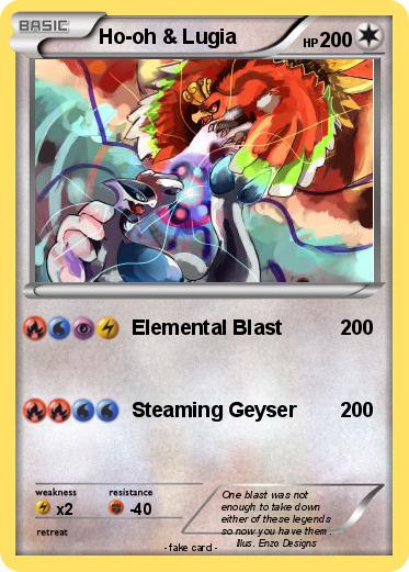 Pokemon Ho-oh & Lugia