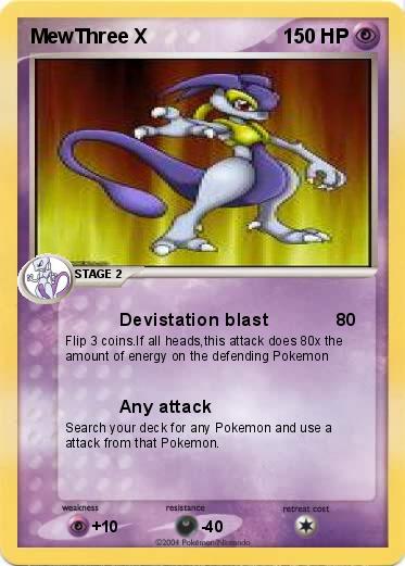 Pokemon MewThree X