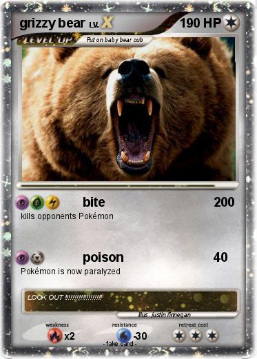 Pokemon grizzy bear