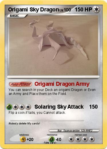 Pokemon Origami Sky Dragon