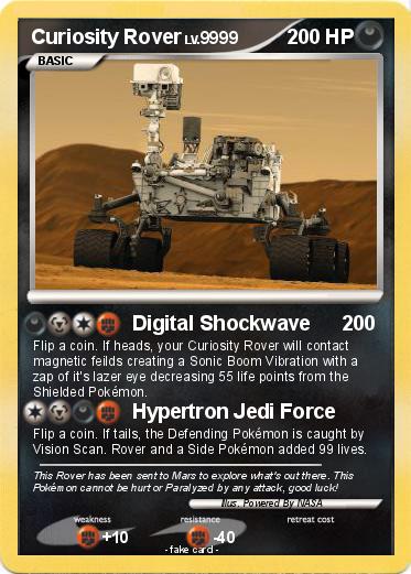 Pokemon Curiosity Rover