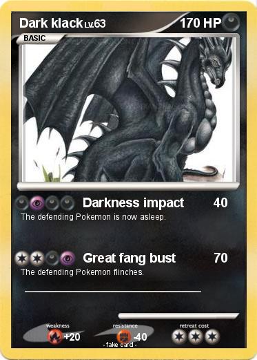 Pokemon Dark klack
