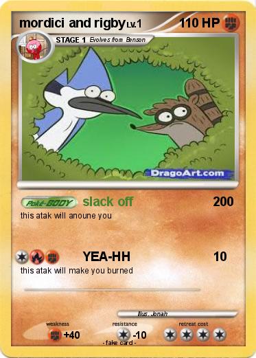 Pokemon mordici and rigby