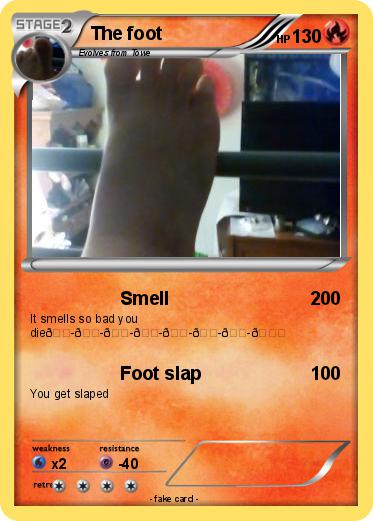 Pokemon The foot